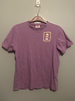 Kappa Purple T-Shirt Women Logo Size Medium T-Shirt (B181)
