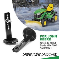 2pcs Snow Plow Skid Shoe For John Deere 42 46 47 48 54 Blade M147167 Am119321