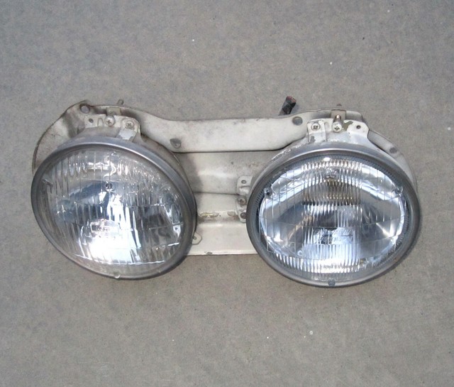 HEAD LIGHT ASSEMBY. LeftHand Driver used, OEM, 1979 Datsun 620 Pickup