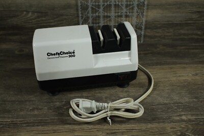 CHEFS CHOICE Model 300 2 Stage  Electric Diamond Hone Knife Sharpener USED