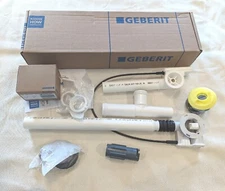 Geberit 151.602.21.1 Polished Chrome Push Control Kit. 17-24 Inch Tub Depth 