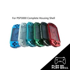 PSP 3000 Faceplate Shell Housing Full Housing Case w/ Buttons - 14 COLORS  