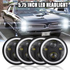 For 1965-1978 Ford Ltd 4pcs 5.75 Led Headlights Projector Sealed Hi-lo Beam