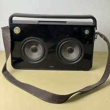 TDK 2 Speaker Boombox Life On Record TP6802BLK Portable Hi-Fi