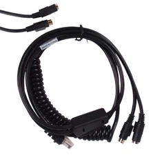  New 3M Coiled PS2 Keyboard Wedge Cable for Honeywell MS7120 MS9540 MS5145