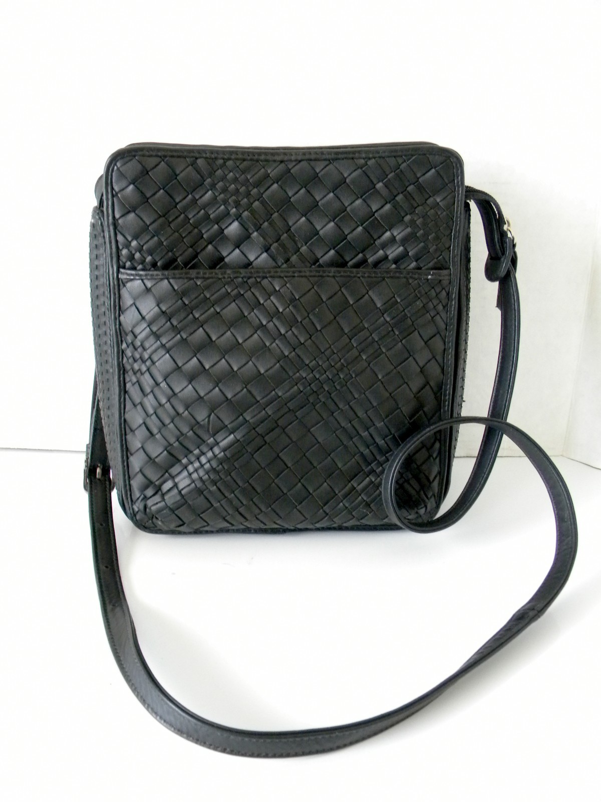 woven black bag
