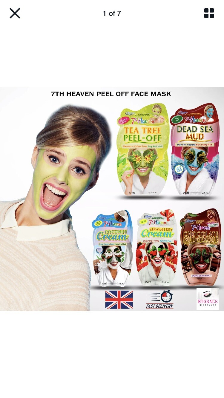 Download 7th Heaven Face Mask Gift Bumper Pack For Sale Online Ebay PSD Mockup Templates