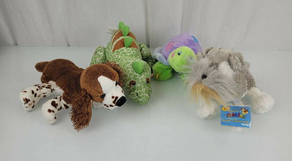 Lot of 25 Webkinz Plush Dog Elephant Duck Fish Bear Lamb Bunny Zebra Guinea Pig - Image 4 of 4