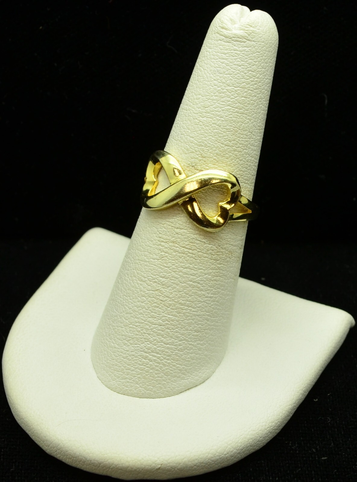 Sterling Silver Simple Heart Infinity Ring SZ- 7.… - image 3