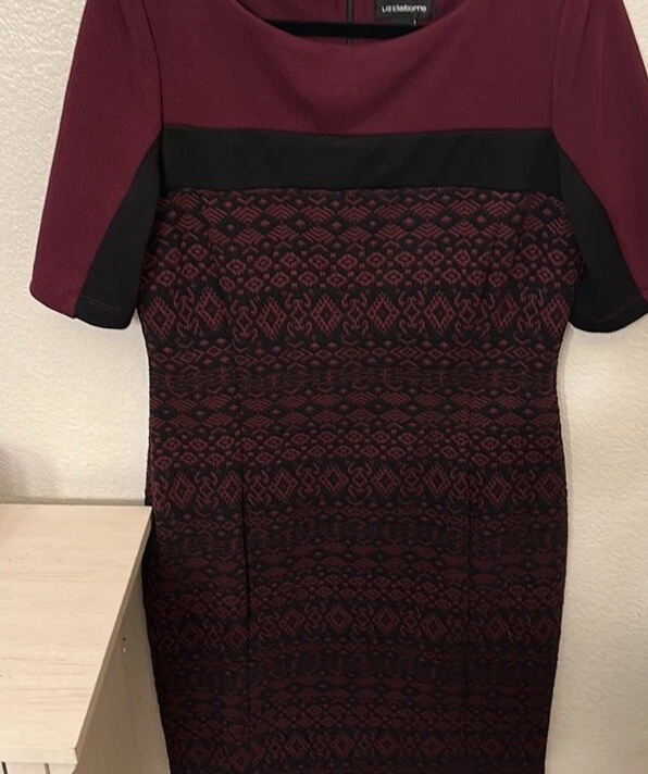 VETEMENTS Abito aderente Liz Claiborne nuovo senza etichette 14