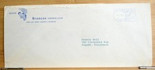 Vintage 1964 Denver Broncos Envelope