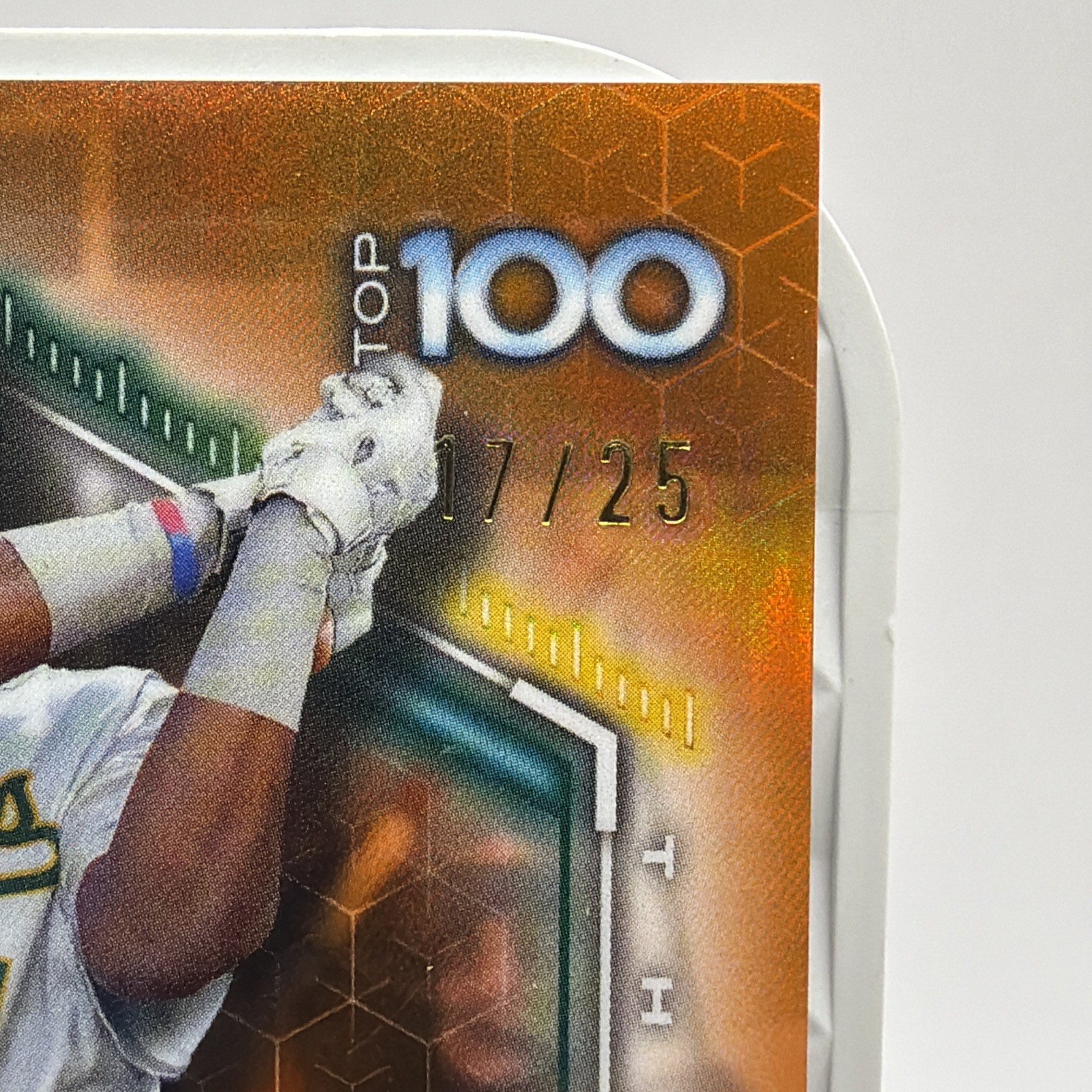 2026 Bowman Chrome Leo De Vries Top 100 Orange Refractor 17/25 #BTP-3 view 4