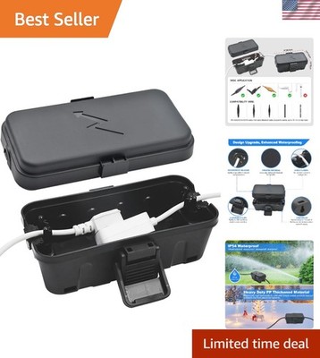 Durable Outdoor Waterproof Electrical Box - Perfect for Holiday Cables and Tools