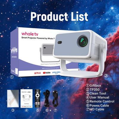 TP350 NTV Projector Compatible with Netflix 650ANSI Android 13 Native 1080P with