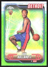 7561K 2024-25 Topps Chrome #133 Ron Holland II Green Refractor