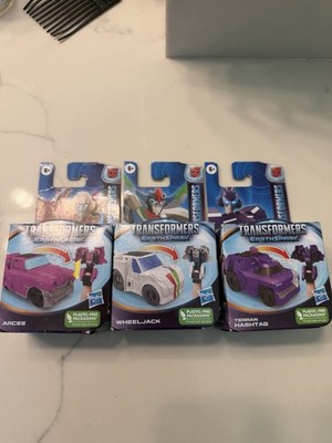 Three Mini Earthspark One Step Transformers