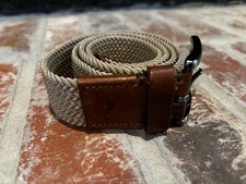 Boy  s Tommy Bahama Belt S/M Leather Trim