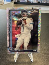 2025 Topps Chrome Football Cam Ward Pulsar Rookie #314 Titans