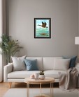 Atherton 9x12 Original Abstract loose Goose Painting "Single reflection" signed — photo 3