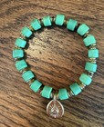 Chico’s Green Beaded Sun Charm Bracelet — photo 2