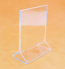 Lot of 10 Carlisle 4x4" Table Tent Card Menu Holder Billboard Stand Acrylic