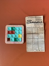 DDR Schiebefix Schiebefax Schiebespiel Geduldsspiel Zahlenspiel Spielzeug Spiel