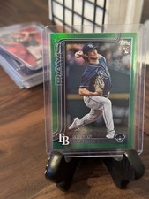2025 TOPPS BASEBALL SERIES 2 - Mason Montgomery RC #369 - Green Rainbow Foil /99