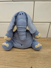 Jellycat Rare Small Bumble Elephant Plush 5” Suede Style Soft Plushie Vintage