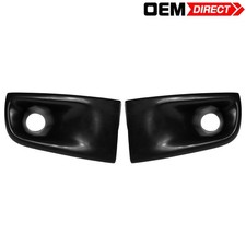 Fits 99-00 Honda Civic Js Style Front Bumper Fog Light Cover Lamp Duct Vent Pu