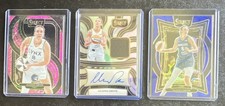 Panini WNBA Alanna Smith 3-Card Lot Minnesota Lynx Select/Prizm Auto Mem shimmer