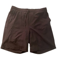 Kirkland Signature Men's Stretch Swim Shorts, Black, Size M