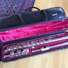 Silver plated flute YAMAHA Direct from JAPAN