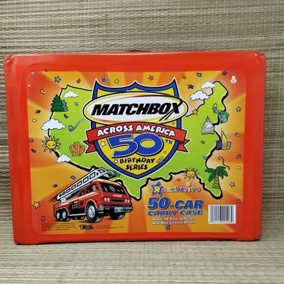 Matchbox Across America 50th Birthday 50-Car Case Mattel Toys R Us Exclusive