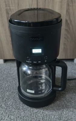 BODUM Programmierbare Kaffeemaschine für 12 Tassen 11754 Swiss Design Schwarz 