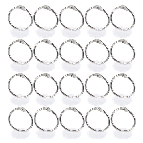 50 Sets Self Adhesive Sticker Hooks Sticky Wall Hanger Rings with Stickers - Picture 3 of 20