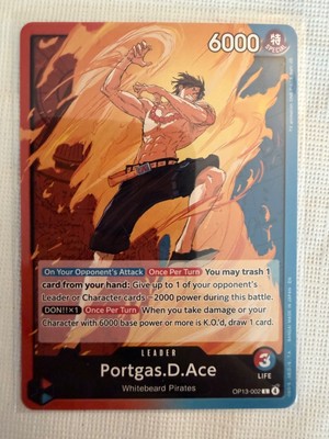 Portgas.D.Ace (002) OP13-002 Carrying On His Will Regular