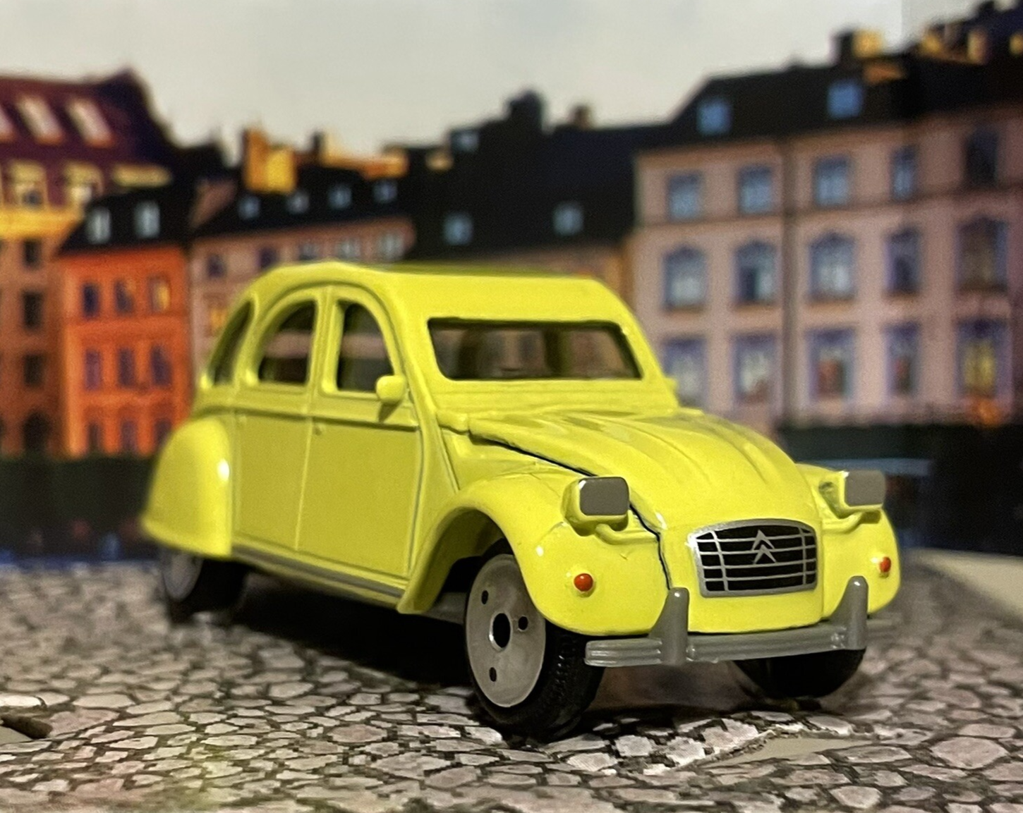 Majorette Diecast Citroen 2CV Yellow 1/60 New Without Box