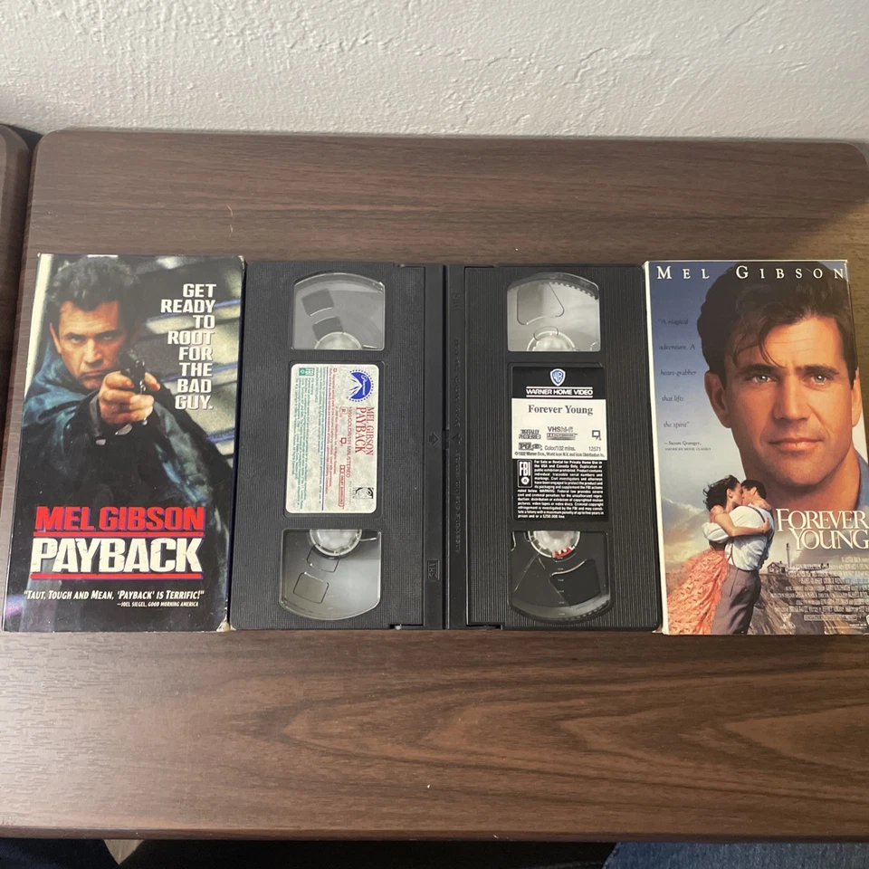 Vintage Sylvester Stallone Mel Gibson John Travolta VHS Movies Lot Of 10 - Image 4 of 4