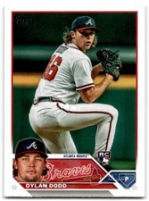 2023 Topps Update Dylan Dodd Rookie Atlanta Braves #US51