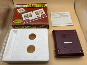 Nintendo Game & Watch Pocketsize MARIO BROS.  MW-56 1983 With Box