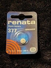 Renata 377 SR626SW Silver Oxide Watch Battery 1.55V
