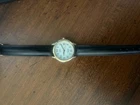 Vintage Timex Indiglo WR 30M Wristwatch Black Leather band