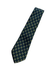 GUCCI Tie Silk GRN All over pattern Men s
