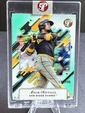 2025 Topps Pristine Luis Arraez Aqua Pristine Encased Refractor /199 - Padres
