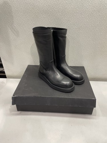 Ann Demeulemeester Kasi Ankle Leather Boots Women's US 8, Black
