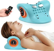 Electric Neck Massager Pressure Relief Pain Shouler Back Massage Remote Control