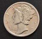 1931 S MERCURY DIME AU Semi Key Better Date and Grade Silver