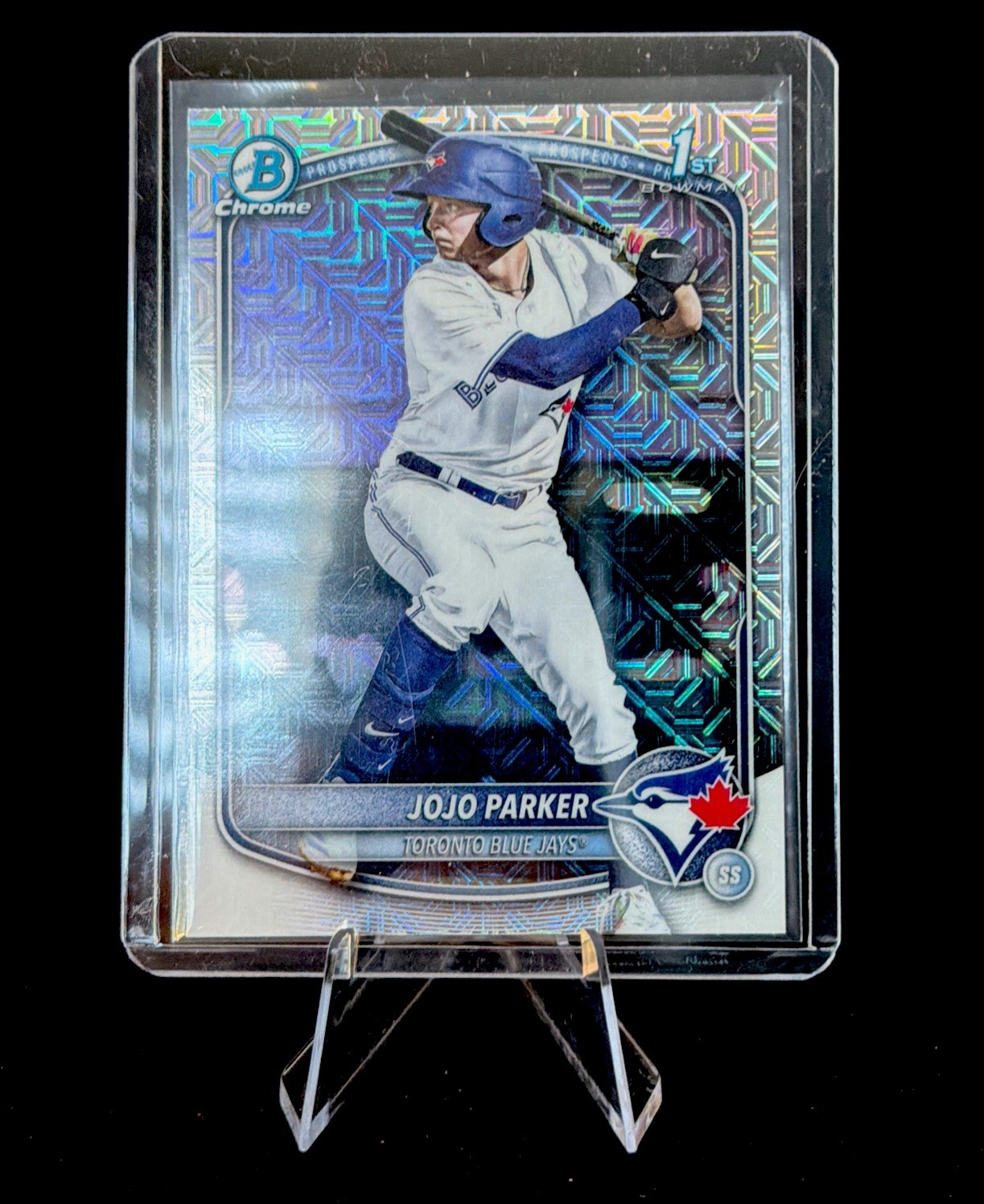 2025 Bowman Draft - Chrome JoJo Parker #BDC-8 Mojo Refractor (RC)