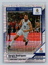 2025-26 Panini Donruss Euroleague Press Proof Sergio Rodriguez 040/275 Real