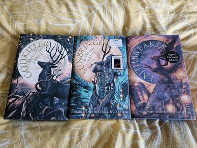 Hannah Kaner's Godkiller Trilogy: All Signed Editions Illumicrate & Waterstones